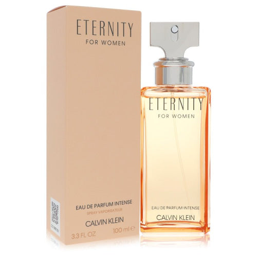 Eternity by Calvin KleinEau De Parfum Intense Spray 3.3 oz 3.3 oz / 100 ml / Alcohol, Amber, Woody, Aldehyde, Oils Women