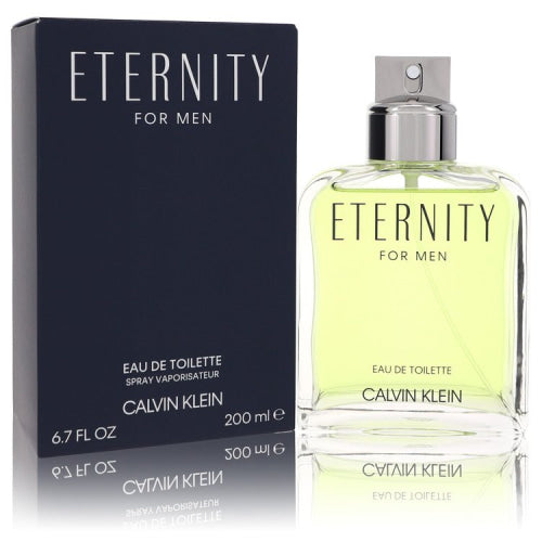 Eternity by Calvin KleinEau De Toilette Spray 6.7 oz 6.7 oz / 200 ml / Alcohol, Amber, Woody, Aldehyde, Oils Men