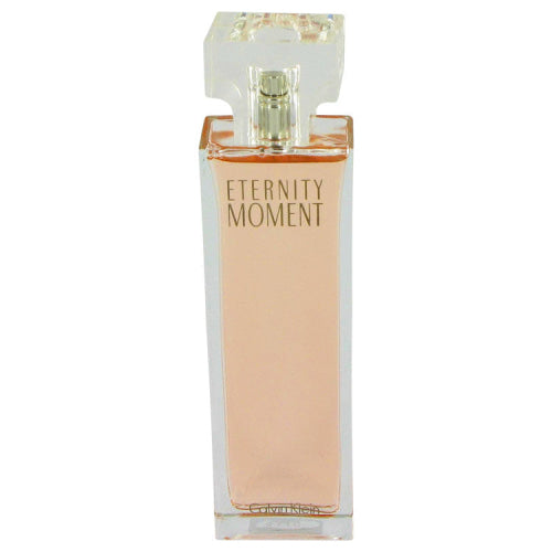 Eternity Moment by Calvin KleinEau De Parfum Spray (Tester) 3.4 oz 3.4 oz / 100 ml / Alcohol, Amber, Woody, Aldehyde, Oils Women