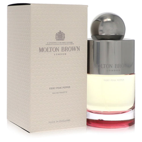 Fiery Pink Pepper by Molton BrownEau De Toilette Spray (Unisex) 3.3 oz 3.3 oz / 100 ml / Alcohol, Amber, Woody, Aldehyde, Oils Unisex