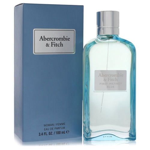 First Instinct Blue by Abercrombie & FitchEau De Parfum Spray 3.4 oz 3.4 oz / 100 ml / Alcohol, Amber, Woody, Aldehyde, Oils Women