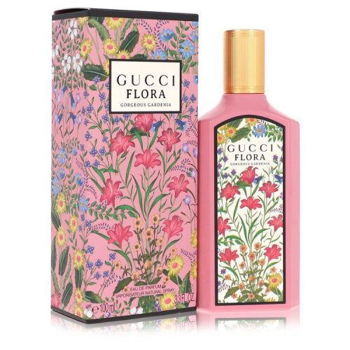 Flora Gorgeous Gardenia by GucciEau De Parfum Spray 3.4 oz 3.4 oz / 100 ml / Alcohol, Amber, Woody, Aldehyde, Oils Women