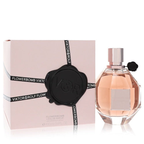 Flowerbomb by Viktor & RolfEau De Parfum Spray 3.4 oz 3.4 oz / 100 ml / Alcohol, Amber, Woody, Aldehyde, Oils Women