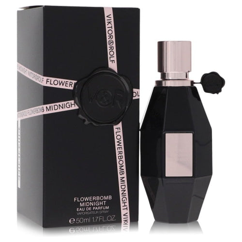 Flowerbomb Midnight by Viktor & RolfEau De Parfum Spray 1.7 oz 1.7 oz / 50 ml / Alcohol, Amber, Woody, Aldehyde, Oils Women