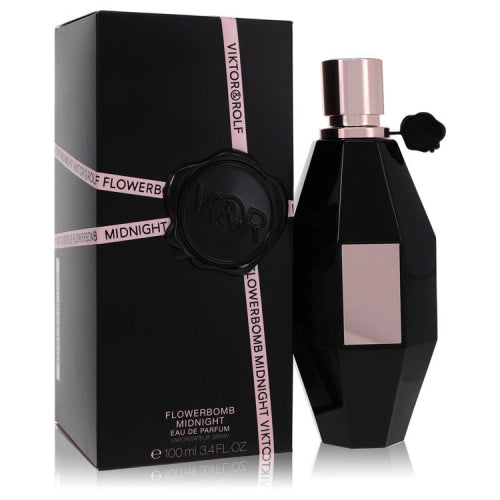 Flowerbomb Midnight by Viktor & RolfEau De Parfum Spray 3.4 oz 3.4 oz / 100 ml / Alcohol, Amber, Woody, Aldehyde, Oils Women
