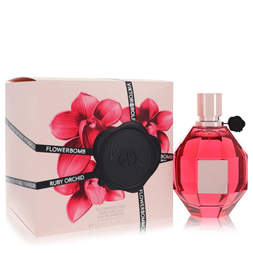 Flowerbomb Ruby Orchid by Viktor & RolfEau De Parfum Spray 3.4 oz 3.4 oz / 100 ml / Alcohol, Amber, Woody, Aldehyde, Oils Women