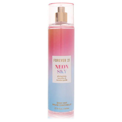 Forever 21 Neon Sky by Forever 21Body Mist 8 oz 8 oz / 240 ml / Alcohol, Amber, Woody, Aldehyde, Oils Women