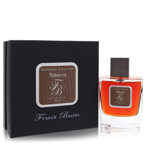 Franck Boclet Tobacco by Franck BocletEau De Parfum Spray 3.3 oz 3.3 oz / 100 ml / Alcohol, Amber, Woody, Aldehyde, Oils Men