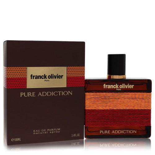 Franck Olivier Pure Addiction by Franck OlivierEau De Parfum Spray (Unisex) 3.4 oz 3.4 oz / 100 ml / Alcohol, Amber, Woody, Aldehyde, Oils