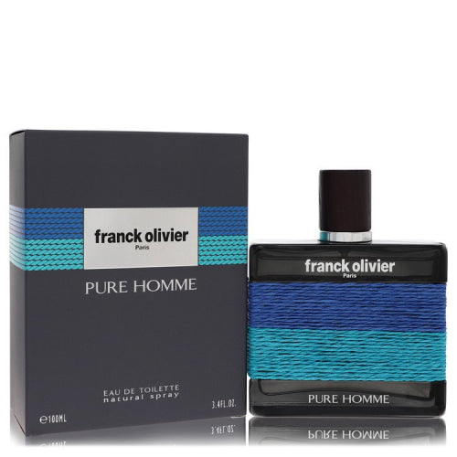 Franck Olivier Pure Homme by Franck OlivierEau De Toilette Spray 3.4 oz 3.4 oz / 100 ml / Alcohol, Amber, Woody, Aldehyde, Oils Men
