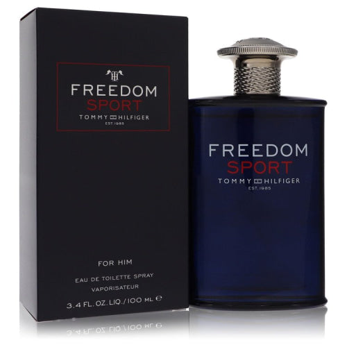 Freedom Sport by Tommy HilfigerEau De Toilette Spray 3.4 oz 3.4 oz / 100 ml / Alcohol, Amber, Woody, Aldehyde, Oils Men