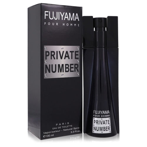 Fujiyama Private Number by Succes De ParisEau De Toilette Spray 3.3 oz 3.3 oz / 100 ml / Alcohol, Amber, Woody, Aldehyde, Oils Men