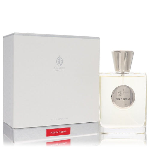 Giardino Benessere Nero Nepal by Giardino BenessereEau De Parfum Spray (Unisex) 3.4 oz 3.4 oz / 100 ml / Alcohol, Amber, Woody, Aldehyde,