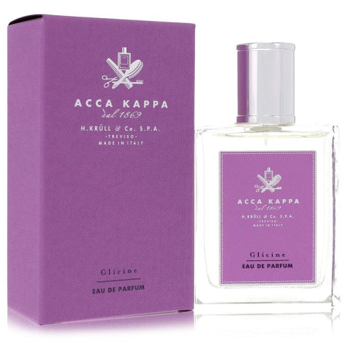Glicine by Acca KappaEau De Parfum Spray 3.3 oz 3.3 oz / 100 ml / Alcohol, Amber, Woody, Aldehyde, Oils Women
