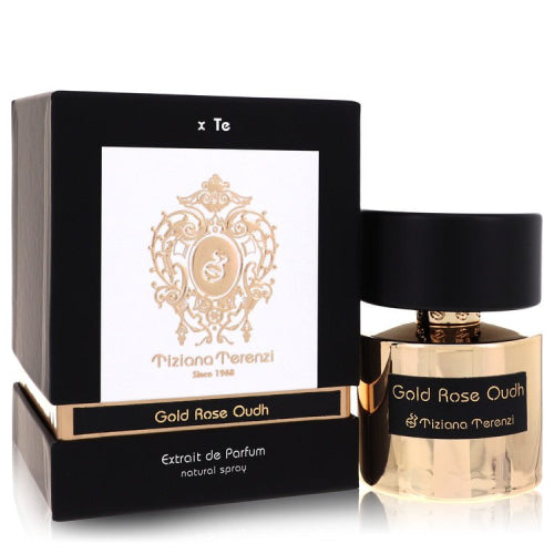 Gold Rose Oudh by Tiziana TerenziEau De Parfum Spray (Unisex) 3.38 oz 3.38 oz / 100 ml / Alcohol, Amber, Woody, Aldehyde, Oils Unisex