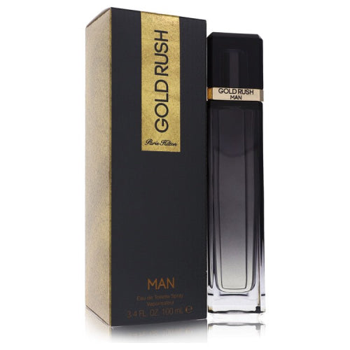 Gold Rush by Paris HiltonEau De Toilette Spray 3.4 oz 3.4 oz / 100 ml / Alcohol, Amber, Woody, Aldehyde, Oils Men