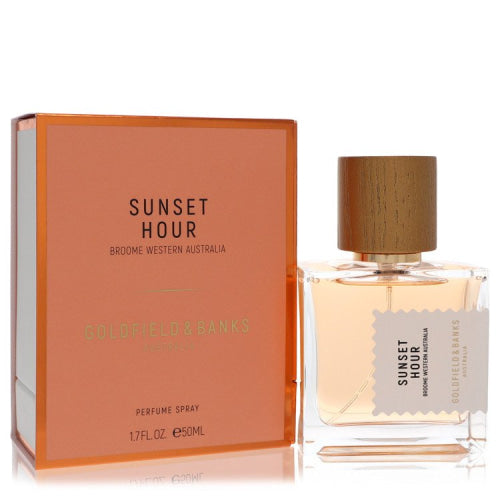 Goldfield & Banks Sunset Hour by Goldfield & BanksPerfume Spray (Unisex) 1.7 oz 1.7 oz / 50 ml / Alcohol, Amber, Woody, Aldehyde, Oils