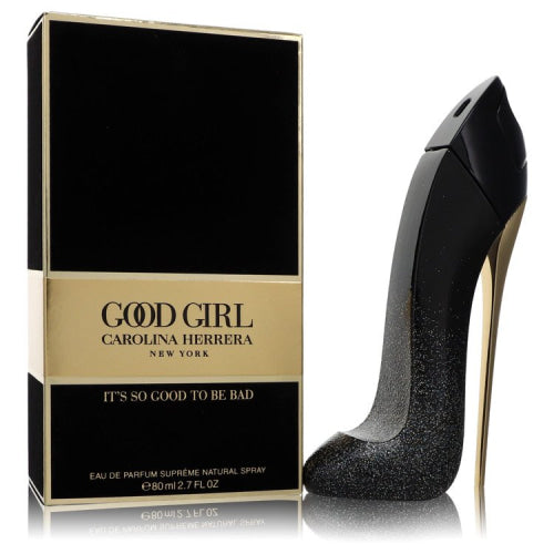 Good Girl Supreme by Carolina HerreraEau De Parfum Spray 2.7 oz 2.7 oz / 80 ml / Alcohol, Amber, Woody, Aldehyde, Oils Women