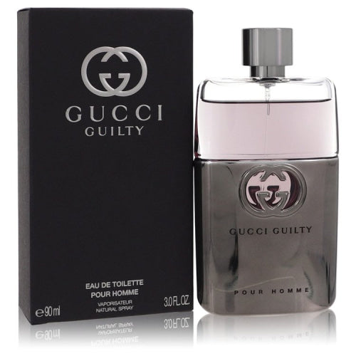 Gucci Guilty by GucciEau De Toilette Spray 3 oz 3 oz / 90 ml / Alcohol, Amber, Woody, Aldehyde, Oils Men