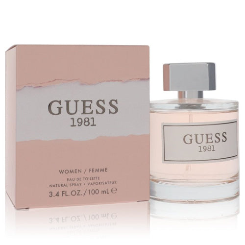 Guess 1981 by GuessEau De Toilette Spray 3.4 oz 3.4 oz / 100 ml / Alcohol, Amber, Woody, Aldehyde, Oils Women