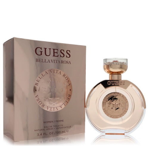 Guess Bella Vita Rosa by GuessEau De Toilette Spray 3.4 oz 3.4 oz / 100 ml / Alcohol, Amber, Woody, Aldehyde, Oils Women