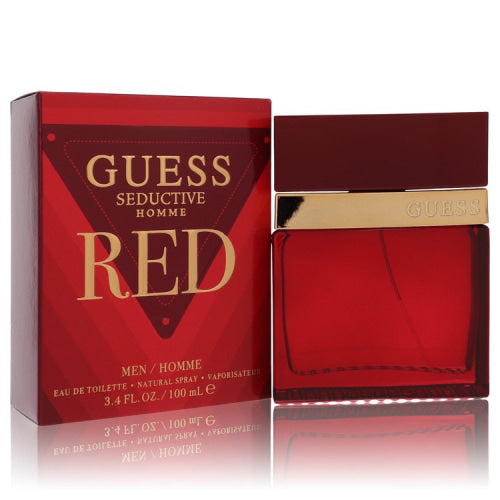 Guess Seductive Homme Red by GuessEau De Toilette Spray 3.4 oz 3.4 oz / 100 ml / Alcohol, Amber, Woody, Aldehyde, Oils Men