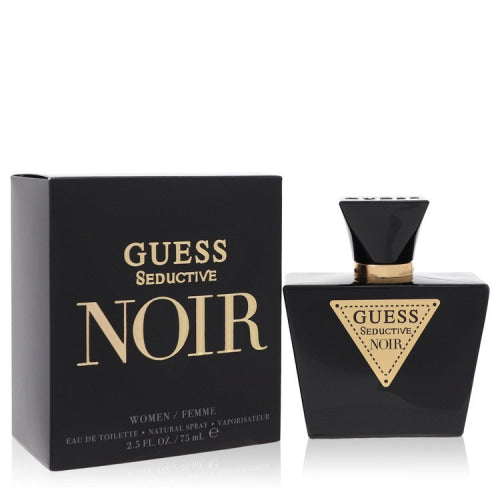 Guess Seductive Noir by GuessEau De Toilette Spray 2.5 oz 2.5 oz / 75 ml / Alcohol, Amber, Woody, Aldehyde, Oils Women