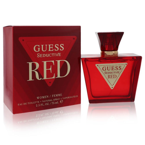 Guess Seductive Red by GuessEau De Toilette Spray 2.5 oz 2.5 oz / 75 ml / Alcohol, Amber, Woody, Aldehyde, Oils Women