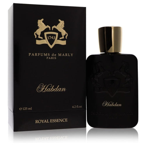 Habdan by Parfums de MarlyEau De Parfum Spray 4.2 oz 4.2 oz / 125 ml / Alcohol, Amber, Woody, Aldehyde, Oils Women