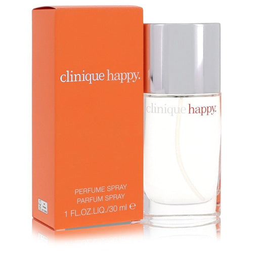 Happy by CliniqueEau De Parfum Spray 1 oz 1 oz / 30 ml / Alcohol, Amber, Woody, Aldehyde, Oils Women