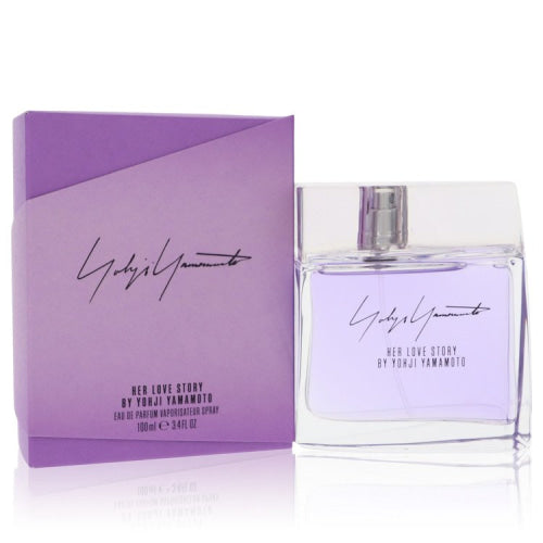 Her Love Story by Yohji YamamotoEau De Parfum Spray 3.4 oz 3.4 oz / 100 ml / Alcohol, Amber, Woody, Aldehyde, Oils Women