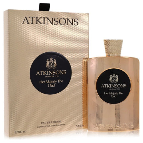 Her Majesty The Oud by AtkinsonsEau De Parfum Spray 3.3 oz 3.3 oz / 100 ml / Alcohol, Amber, Woody, Aldehyde, Oils Women