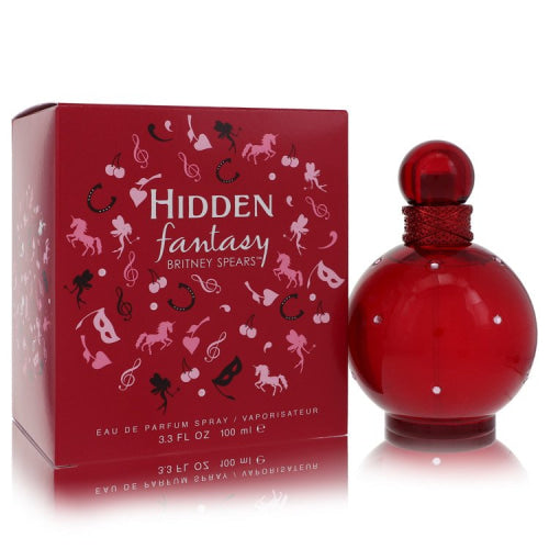 Hidden Fantasy by Britney SpearsEau De Parfum Spray 3.4 oz 3.4 oz / 100 ml / Alcohol, Amber, Woody, Aldehyde, Oils Women