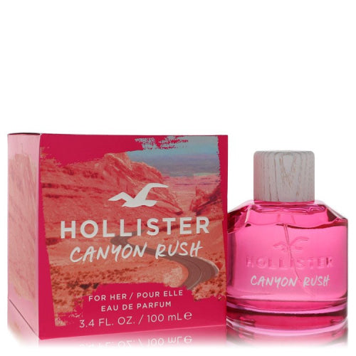 Hollister Canyon Rush by HollisterEau De Parfum Spray 3.4 oz 3.4 oz / 100 ml / Alcohol, Amber, Woody, Aldehyde, Oils Women