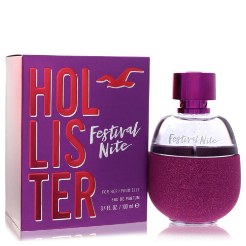Hollister Festival Nite by HollisterEau De Parfum Spray 3.4 oz 3.4 oz / 100 ml / Alcohol, Amber, Woody, Aldehyde, Oils Women