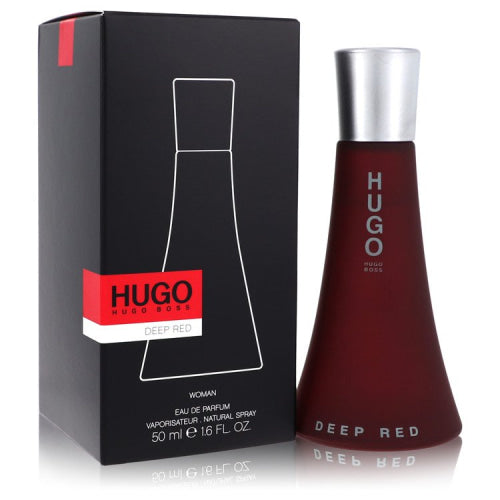 hugo DEEP RED by Hugo BossEau De Parfum Spray 1.6 oz 1.6 oz / 50 ml / Alcohol, Amber, Woody, Aldehyde, Oils Women