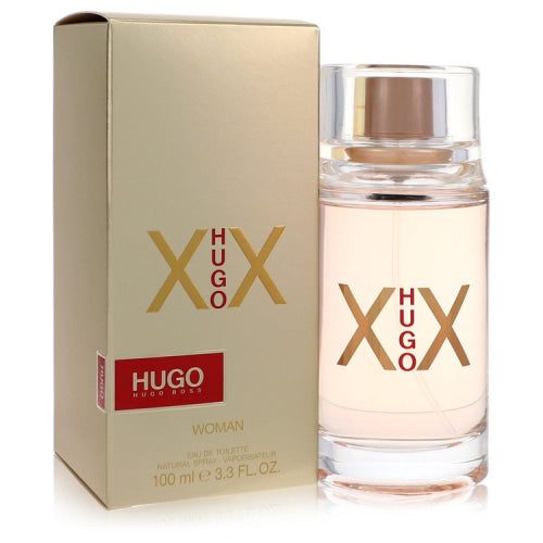 Hugo XX by Hugo BossEau De Toilette Spray 3.4 oz 3.4 oz / 100 ml / Alcohol, Amber, Woody, Aldehyde, Oils Women