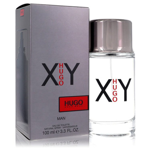 Hugo XY by Hugo BossEau De Toilette Spray 3.4 oz 3.4 oz / 100 ml / Alcohol, Amber, Woody, Aldehyde, Oils Men