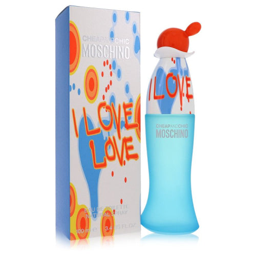 I Love Love by MoschinoEau De Toilette Spray 3.4 oz 3.4 oz / 100 ml / Alcohol, Amber, Woody, Aldehyde, Oils Women