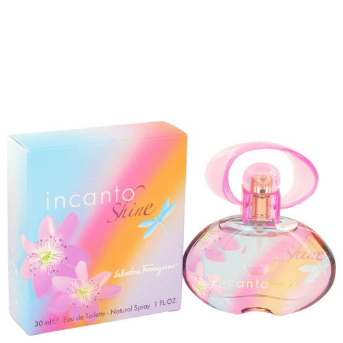 Incanto Shine by Salvatore FerragamoEau De Toilette Spray 1 oz 1 oz / 30 ml / Alcohol, Amber, Woody, Aldehyde, Oils Women