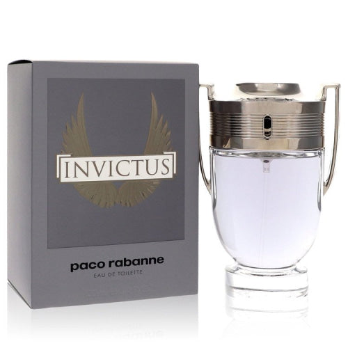 Invictus by Paco RabanneEau De Toilette Spray 3.4 oz 3.4 oz / 100 ml / Alcohol, Amber, Woody, Aldehyde, Oils Men