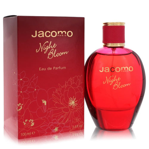 Jacomo Night Bloom by JacomoEau De Parfum Spray 3.4 oz 3.4 oz / 100 ml / Alcohol, Amber, Woody, Aldehyde, Oils Women