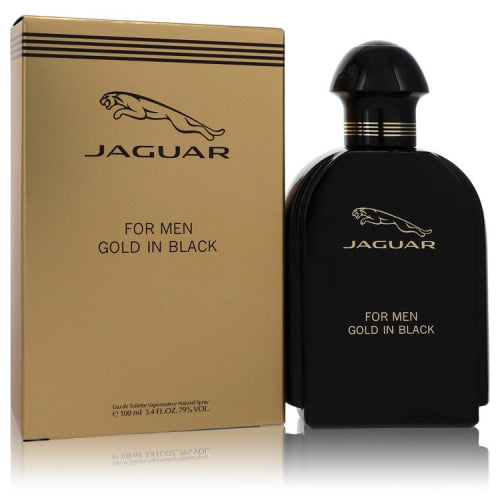 Jaguar Gold In Black by JaguarEau De Toilette Spray 3.4 oz 3.4 oz / 100 ml / Alcohol, Amber, Woody, Aldehyde, Oils Men
