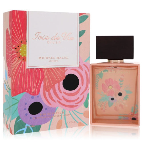 Joie De Vie Blush by Michael MalulEau De Parfum Spray 3.4 oz 3.4 oz / 100 ml / Alcohol, Amber, Woody, Aldehyde, Oils Women