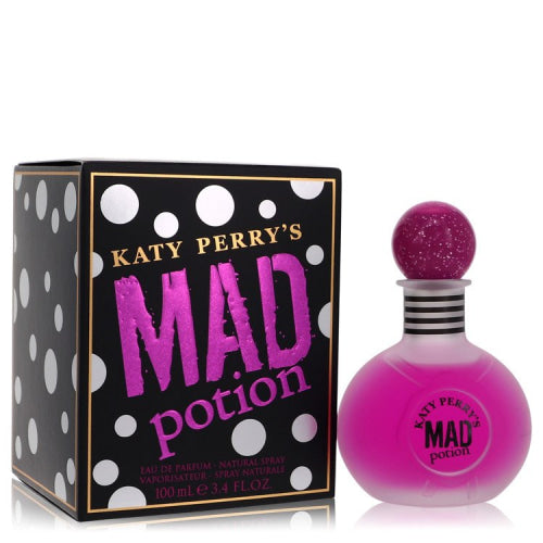Katy Perry Mad Potion by Katy PerryEau De Parfum Spray 3.4 oz 3.4 oz / 100 ml / Alcohol, Amber, Woody, Aldehyde, Oils Women