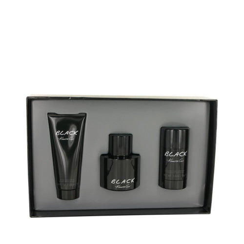 Kenneth Cole Black by Kenneth Cole Gift Set -- 3.4 oz Eau De Toilette Spray + 3.4 oz After Shave Balm + 2.6 oz Deodorant Stick Deodorant