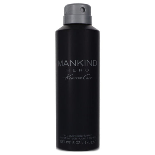 Kenneth Cole Mankind Hero by Kenneth ColeBody Spray 6 oz 6 oz / 177 ml / Alcohol, Amber, Woody, Aldehyde, Oils Men