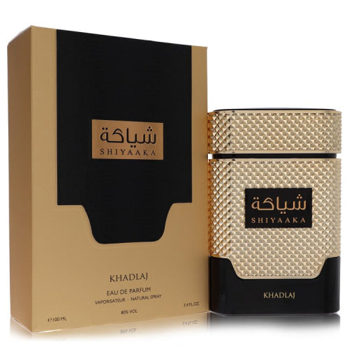 Khadlaj Shiyaaka Gold by KhadlajEau De Parfum Spray 3.4 oz 3.4 oz / 100 ml / Alcohol, Amber, Woody, Aldehyde, Oils Women