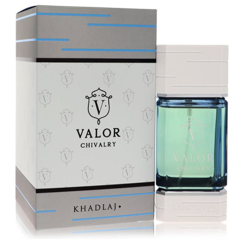 Khadlaj Valor Chivalry by KhadlajEau De Parfum Spray 3.4 oz 3.4 oz / 100 ml / Alcohol, Amber, Woody, Aldehyde, Oils Men