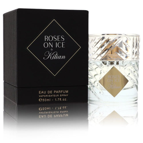 Kilian Roses On Ice by KilianEau De Parfum Spray Refillable 1.7 oz 372877 1.7 oz / 50 ml / Alcohol, Amber, Woody, Aldehyde, Oils Women